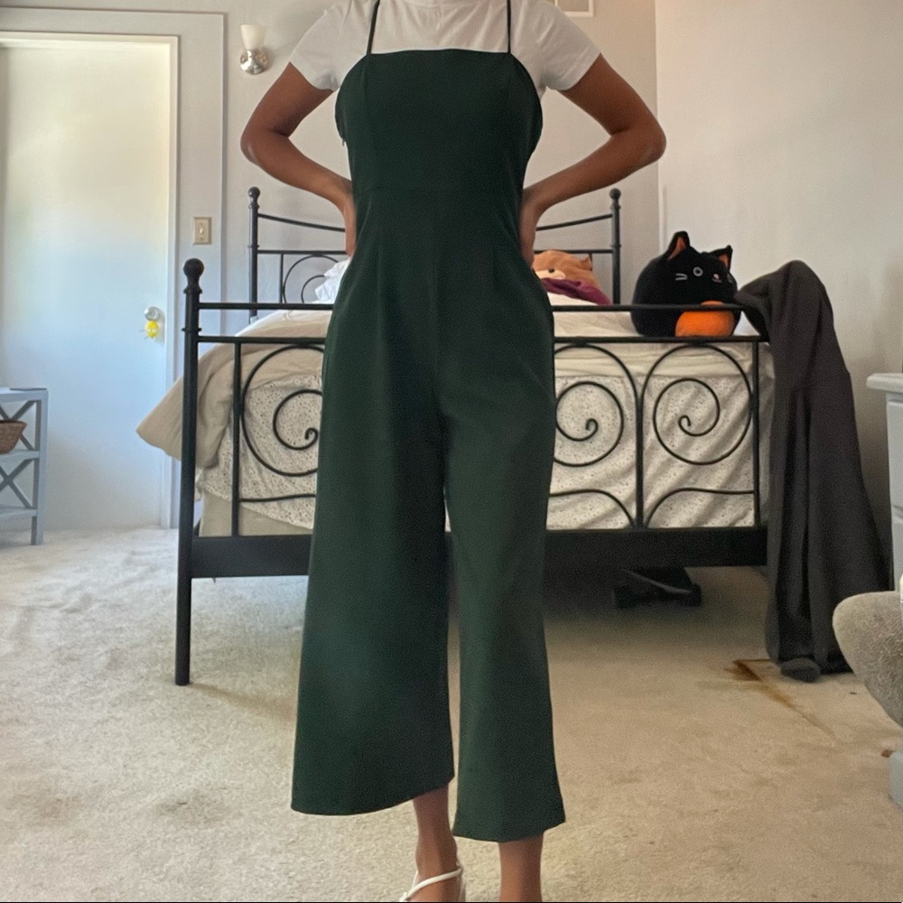 Forest green jumpsuit
